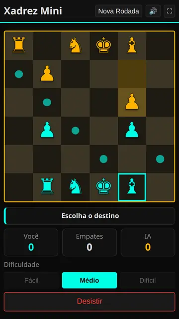 Xadrez Mini 6 por 6